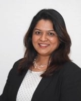 Arundhati_Chafekar seen in white and balck comination formal office outfit